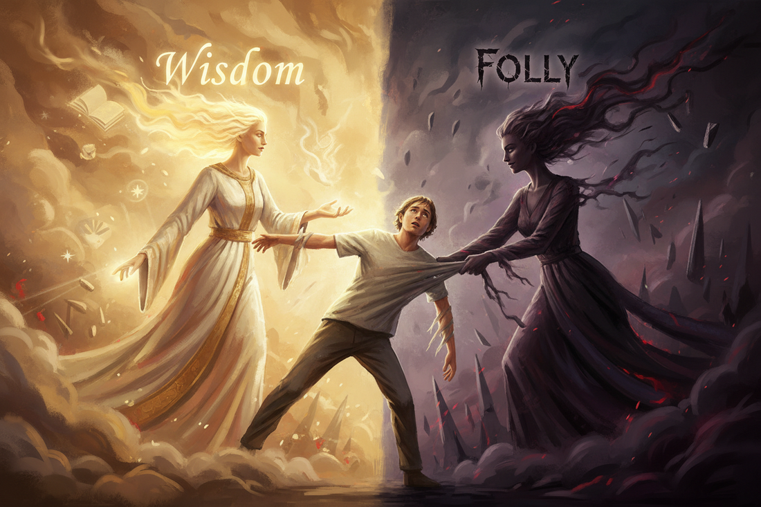 THE TWO HOUSES: Wisdom Vs. Folly